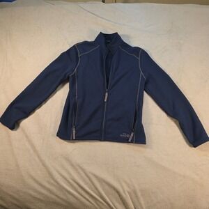 Icewear Iceland Jacket Medium Large Navy Blue Full Zip Fleece Softshell Outdoors